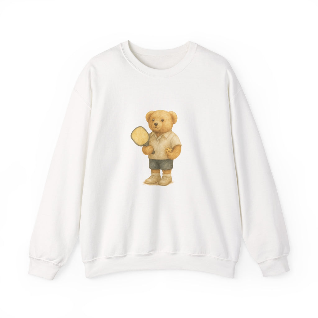 Pickleball Bear Crewneck Sweatshirt