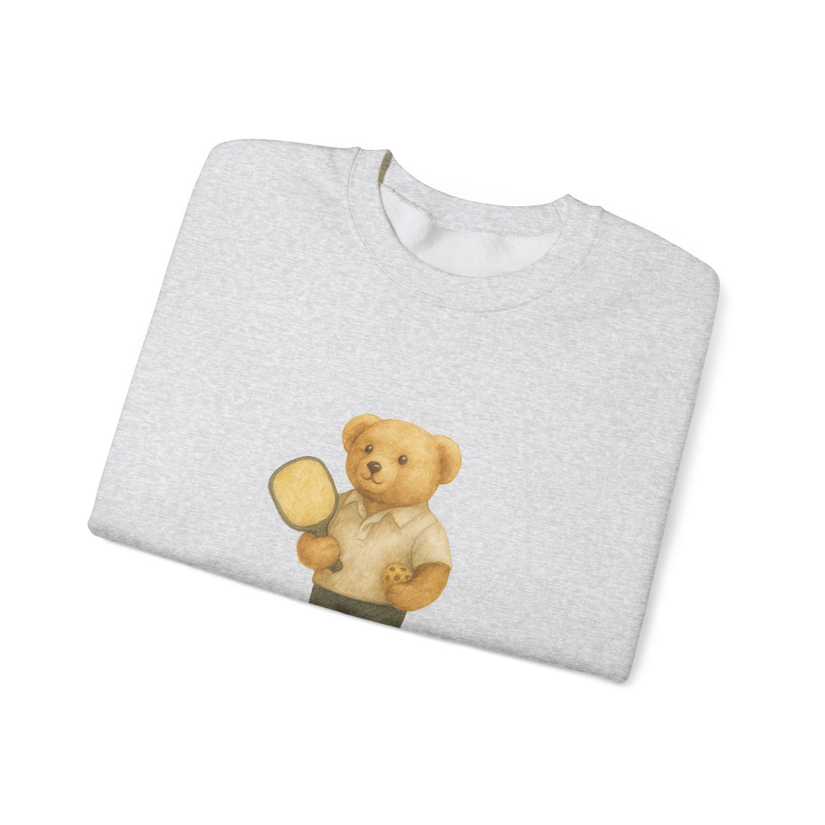 Pickleball Bear Crewneck Sweatshirt