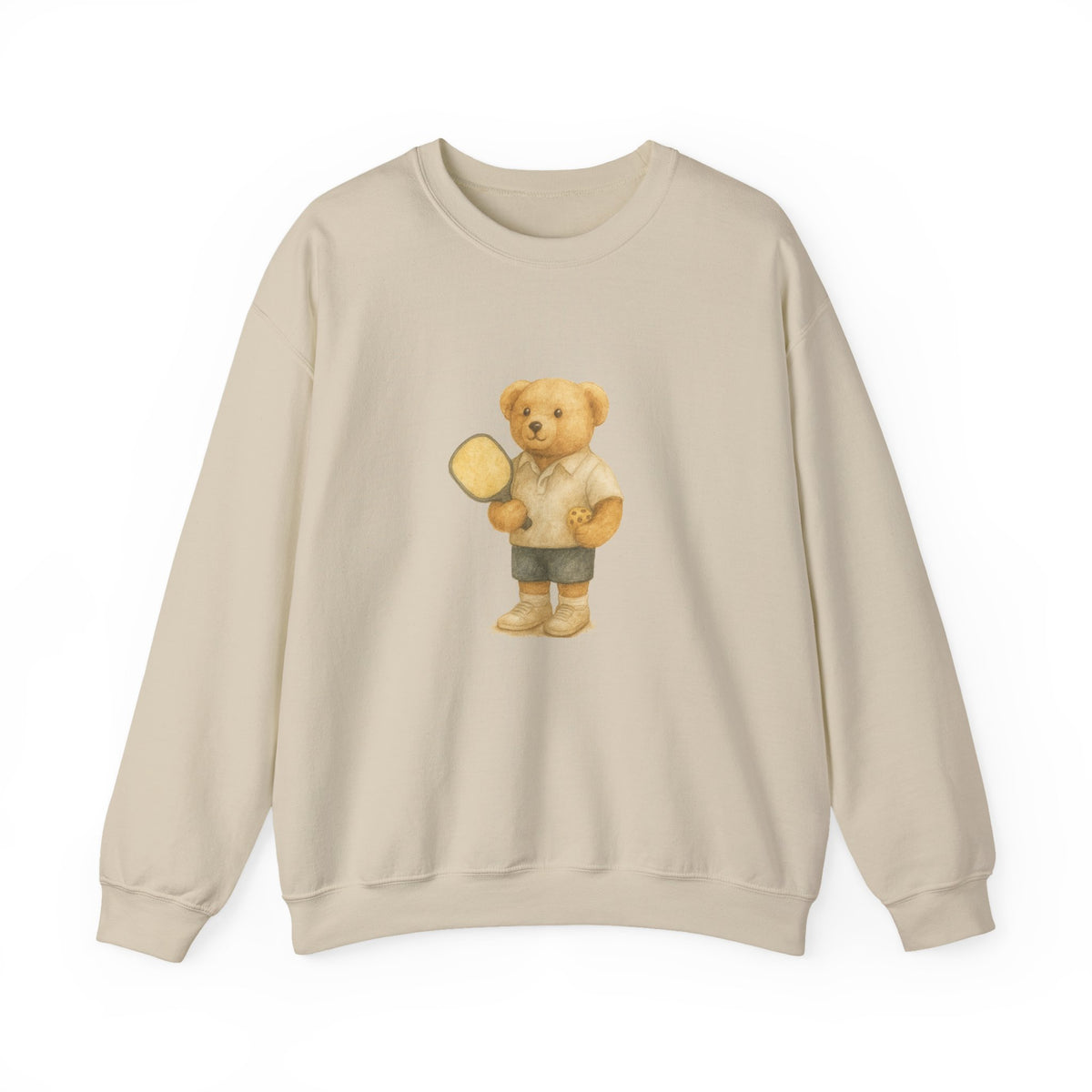 Pickleball Bear Crewneck Sweatshirt