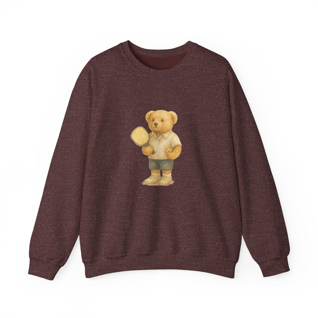 Pickleball Bear Crewneck Sweatshirt