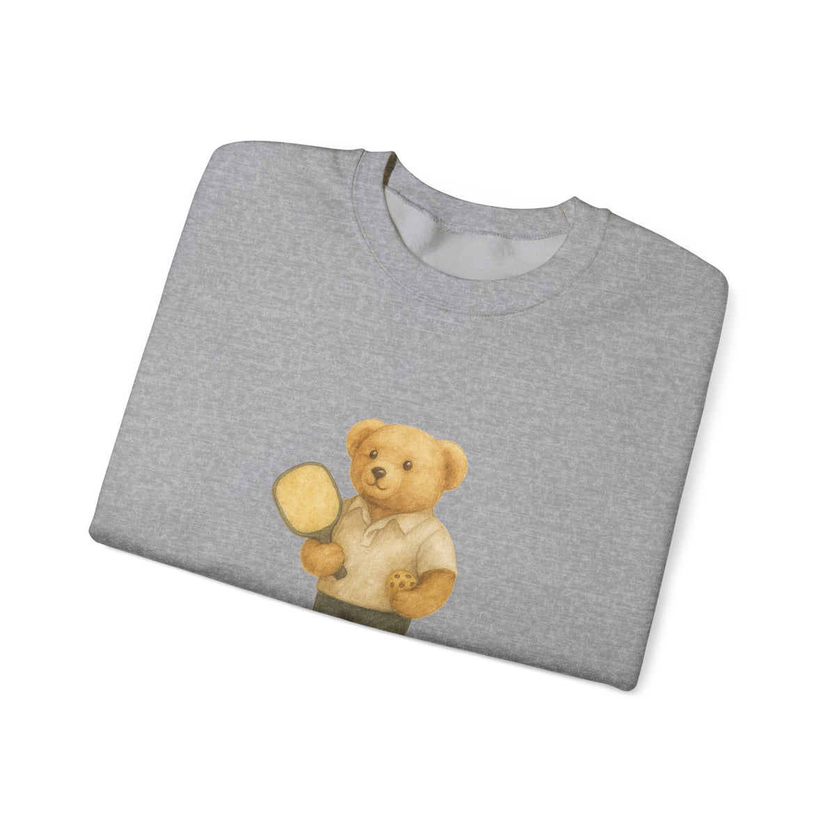 Pickleball Bear Crewneck Sweatshirt