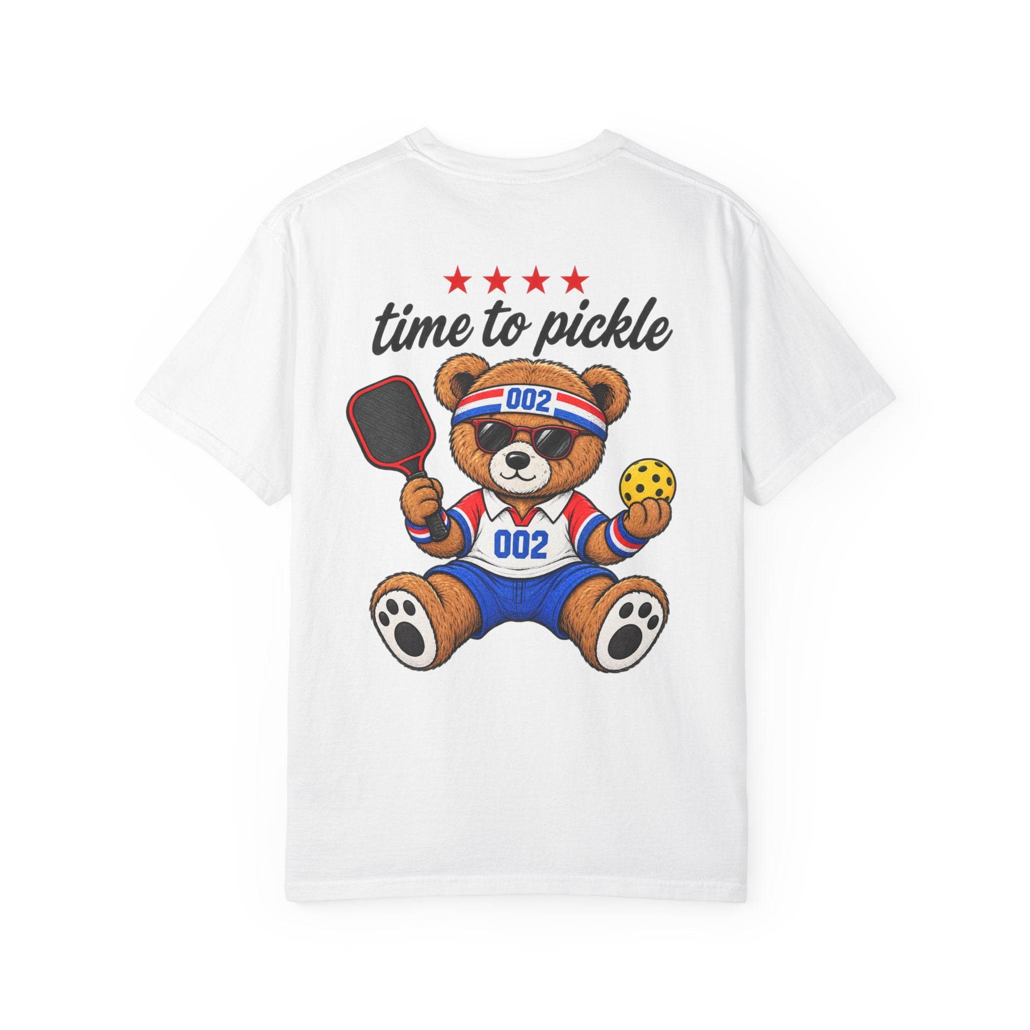 Pickleball Bear T-Shirt - "Time to Pickle" Cute Athletic Graphic Tee