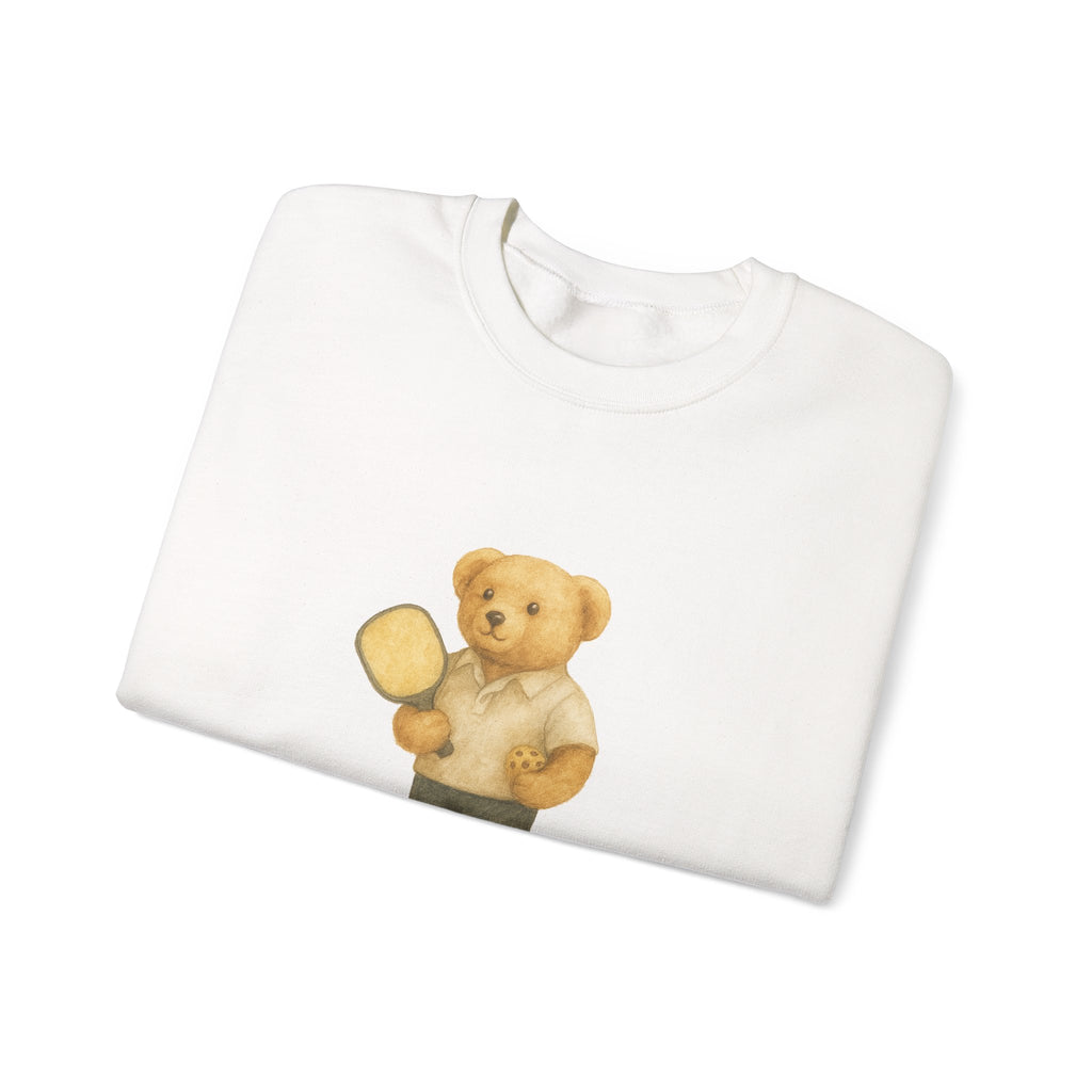Pickleball Bear Crewneck Sweatshirt