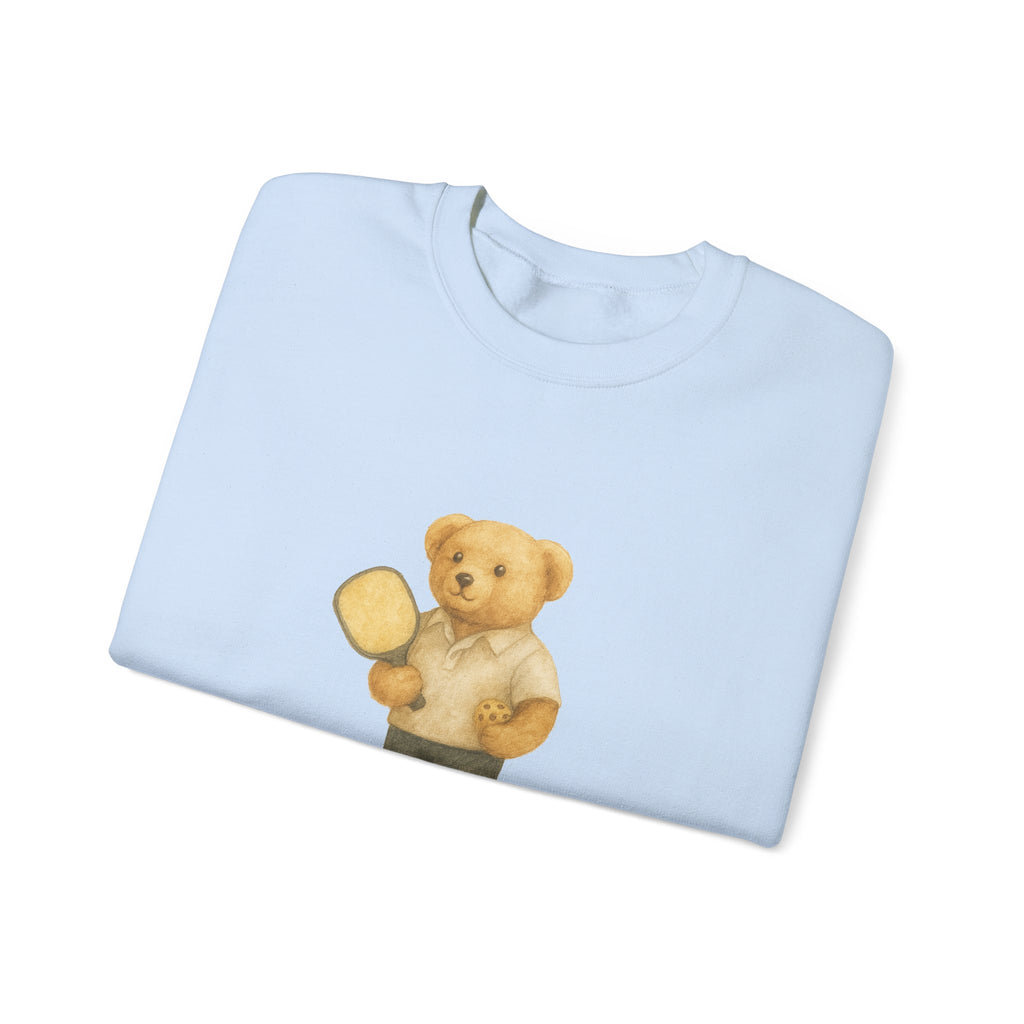 Pickleball Bear Crewneck Sweatshirt