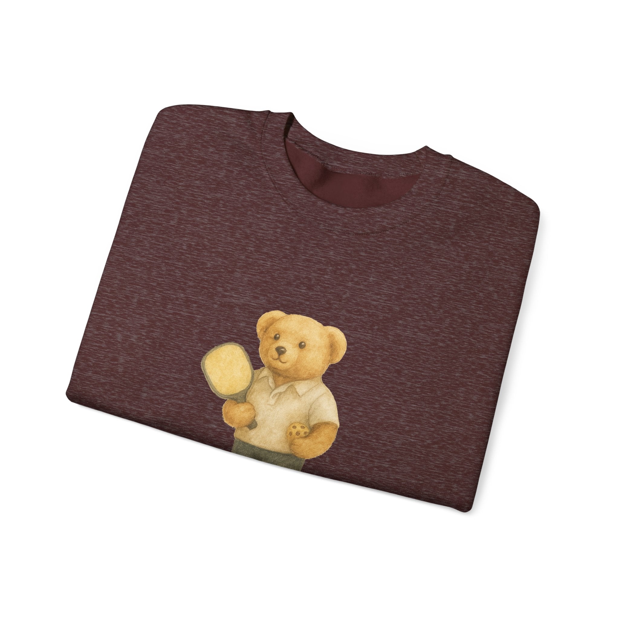Pickleball Bear Crewneck Sweatshirt