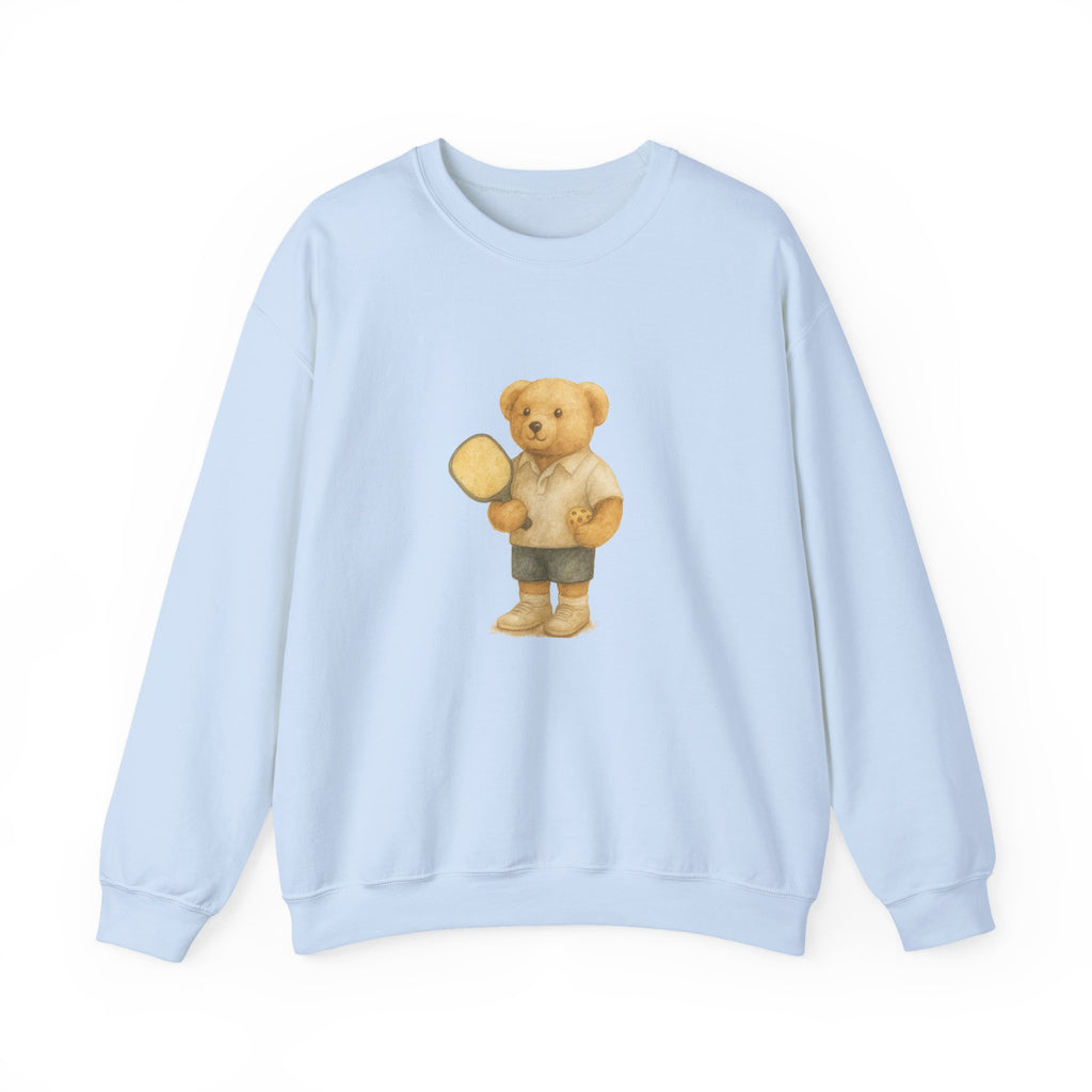 Pickleball Bear Crewneck Sweatshirt