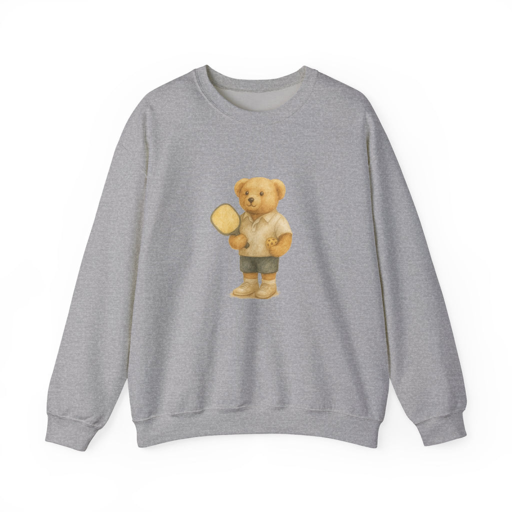 Pickleball Bear Crewneck Sweatshirt