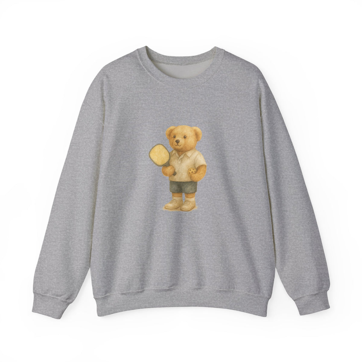 Pickleball Bear Crewneck Sweatshirt