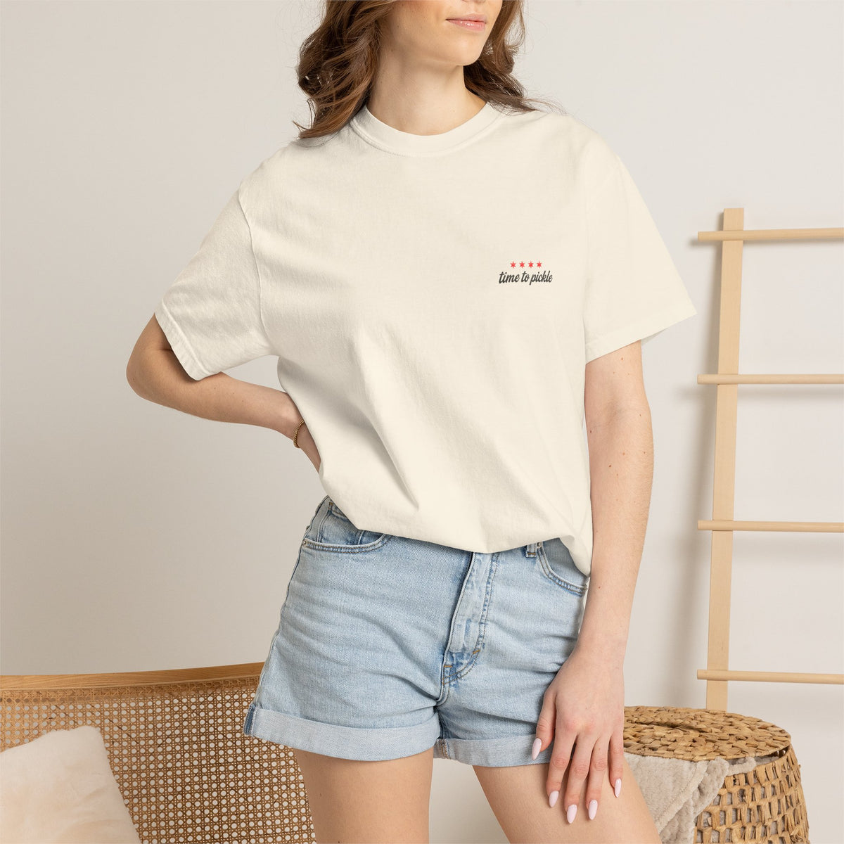 Pickleball Bear T-Shirt - "Time to Pickle" Cute Athletic Graphic Tee