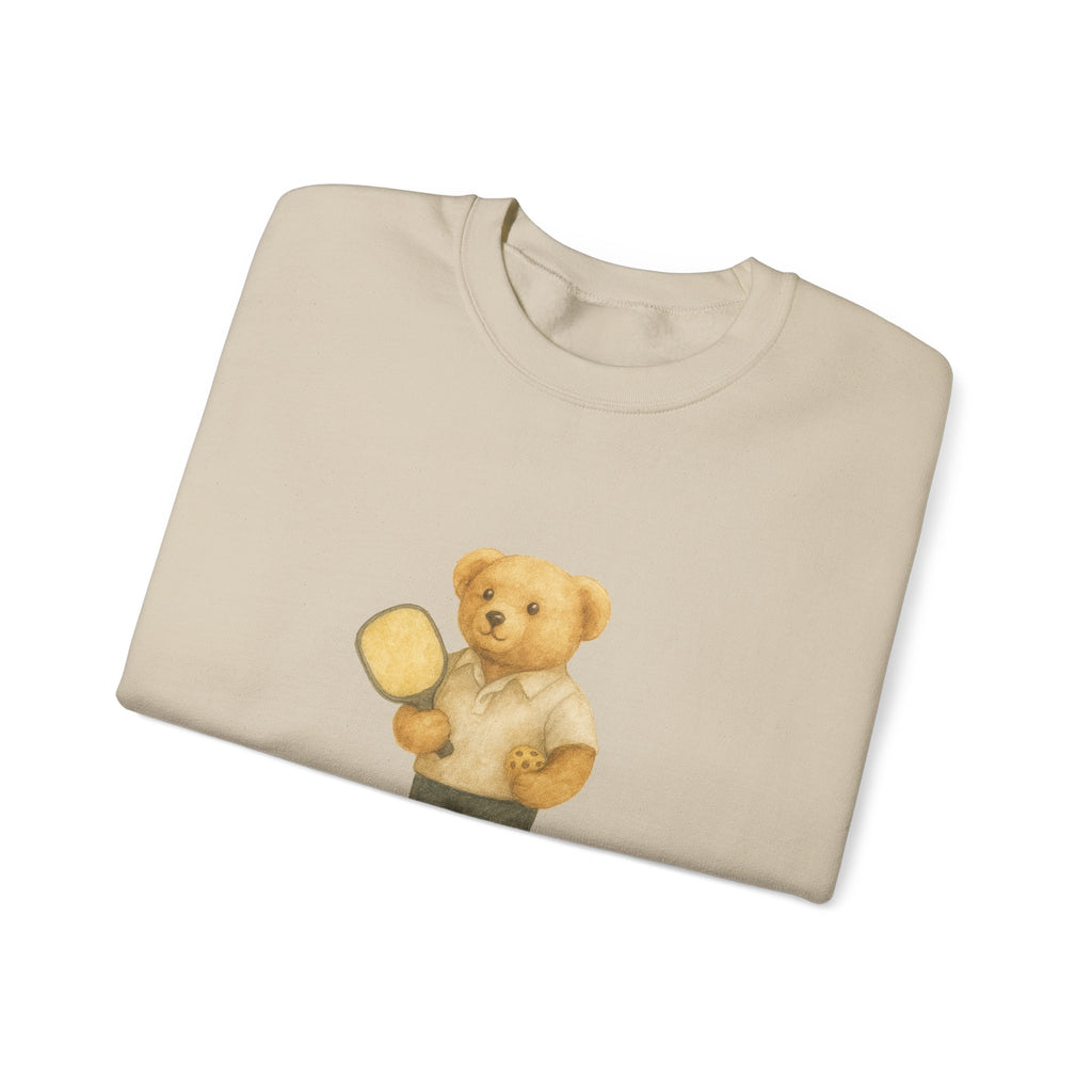 Pickleball Bear Crewneck Sweatshirt