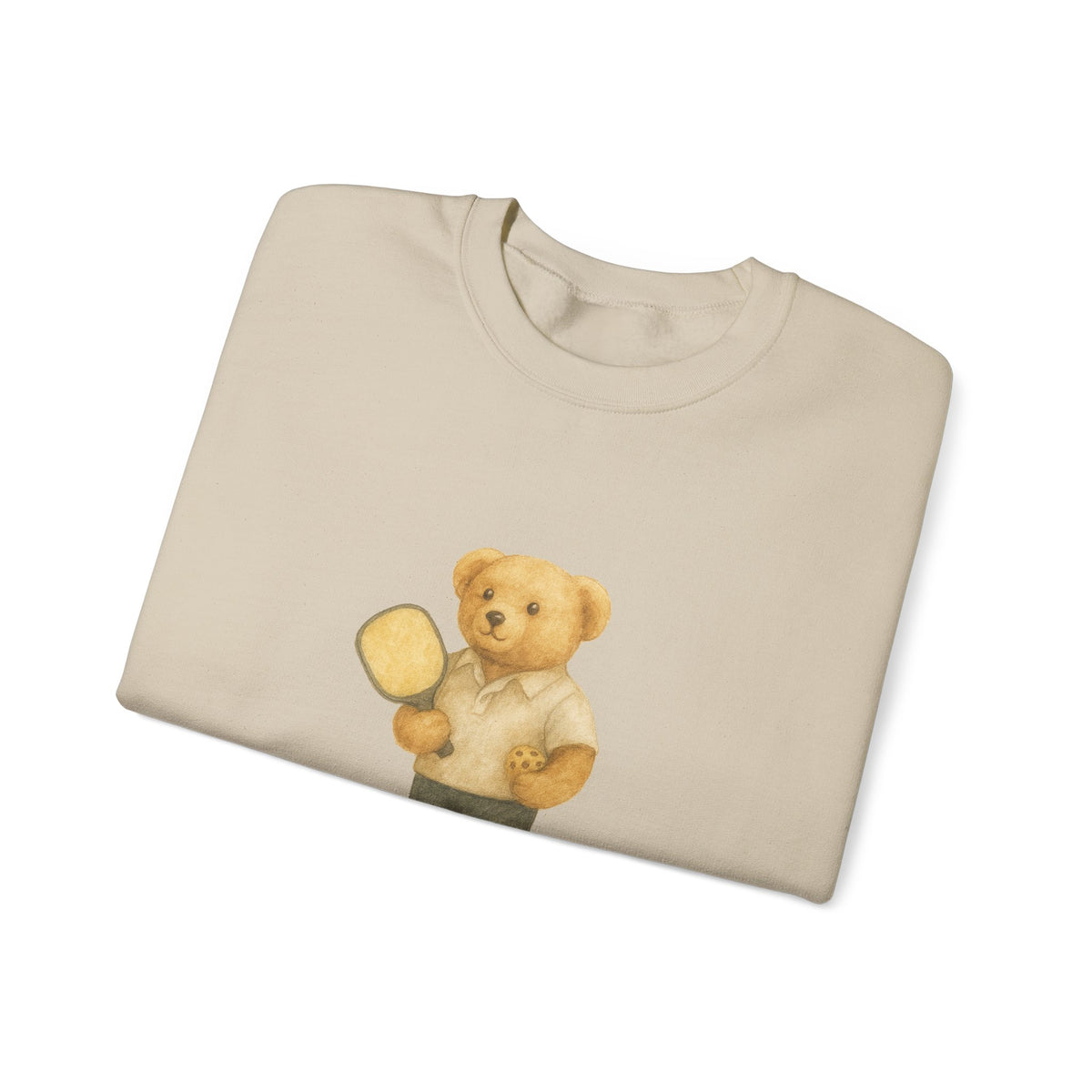 Pickleball Bear Crewneck Sweatshirt